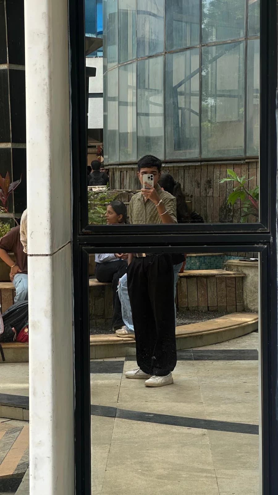 Portrait of Soham smiling toward the camera